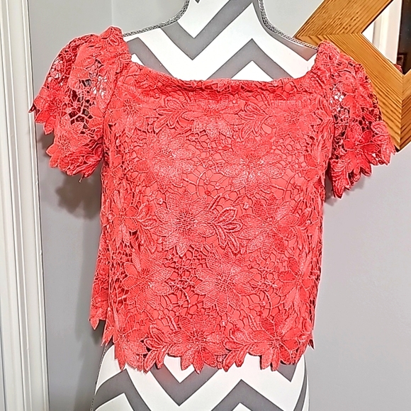 White House Black Market Tops - White House Black Market Lace Top
